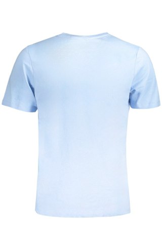 T-SHIRT MĘSKI Z KRÓTKIM RĘKAWEM GIAN MARCO VENTURI NIEBIESKI (Azzurro)