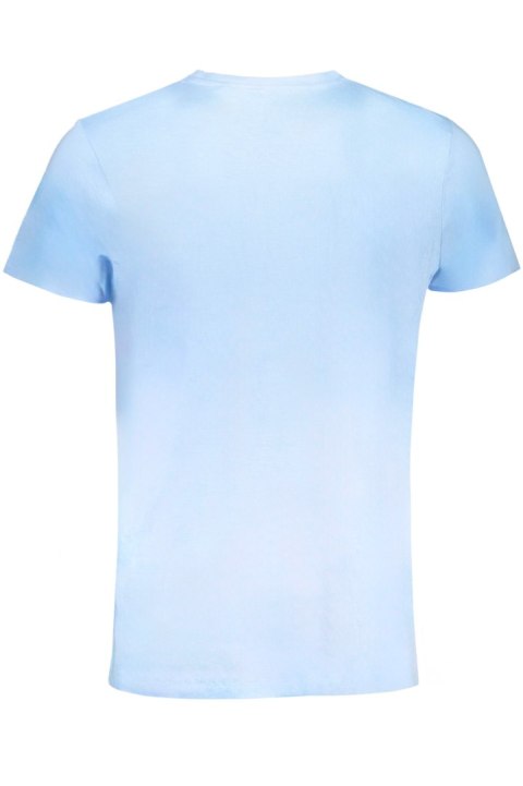 T-SHIRT MĘSKI Z KRÓTKIM RĘKAWEM GIAN MARCO VENTURI NIEBIESKI (Azzurro) T-SHIRT MĘSKI Z KRÓTKIM RĘKAWEM GIAN MARCO VENTURI NIEBIESKI (Azzurro)