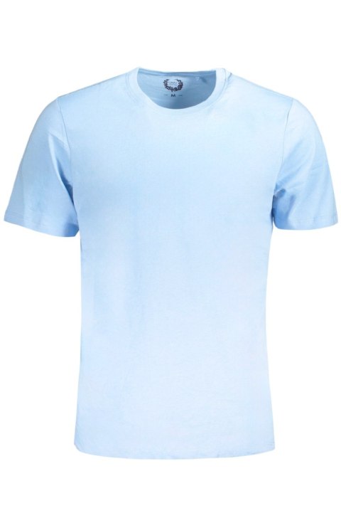 T-SHIRT MĘSKI Z KRÓTKIM RĘKAWEM GIAN MARCO VENTURI NIEBIESKI (Azzurro)