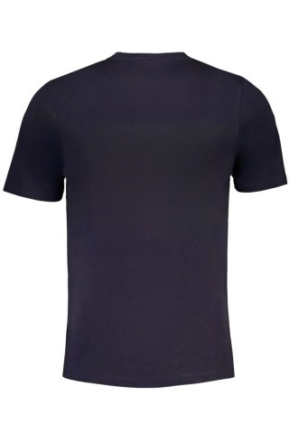 T-SHIRT MĘSKI Z KRÓTKIM RĘKAWEM GIAN MARCO VENTURI NIEBIESKI (Blu)