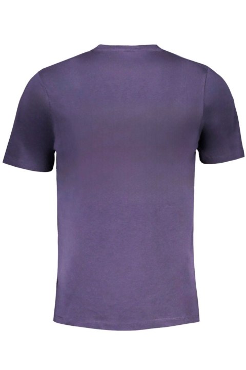 T-SHIRT MĘSKI Z KRÓTKIM RĘKAWEM GIAN MARCO VENTURI NIEBIESKI (Blu)