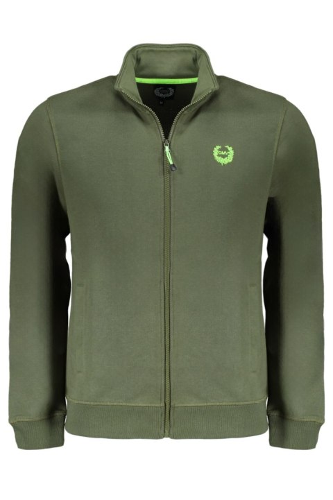 ZIELONA BLUZA MĘSKA Z ZAMKIEM GIAN MARCO VENTURI (Verde) ZIELONA BLUZA MĘSKA Z ZAMKIEM GIAN MARCO VENTURI (Verde)