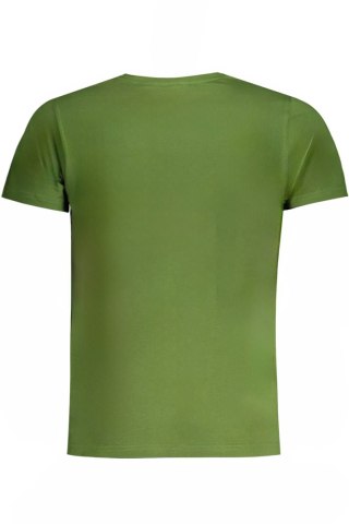 ZIELONY MĘSKI T-SHIRT K-WAY Z KRÓTKIM RĘKAWEM (Verde)