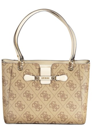 BEŻOWA TORBA DAMSKA GUESS JEANS (Beige)