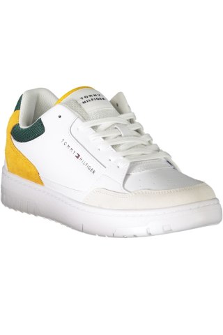 BIAŁY MĘSKIE BUTY SPORTOWE TOMMY HILFIGER (Bianco)