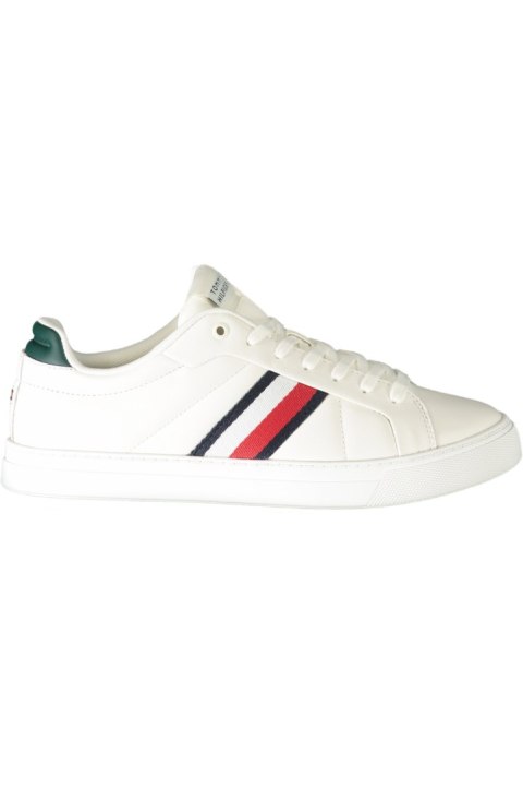 BIAŁY MĘSKIE BUTY SPORTOWE TOMMY HILFIGER (Bianco) BIAŁY MĘSKIE BUTY SPORTOWE TOMMY HILFIGER (Bianco)