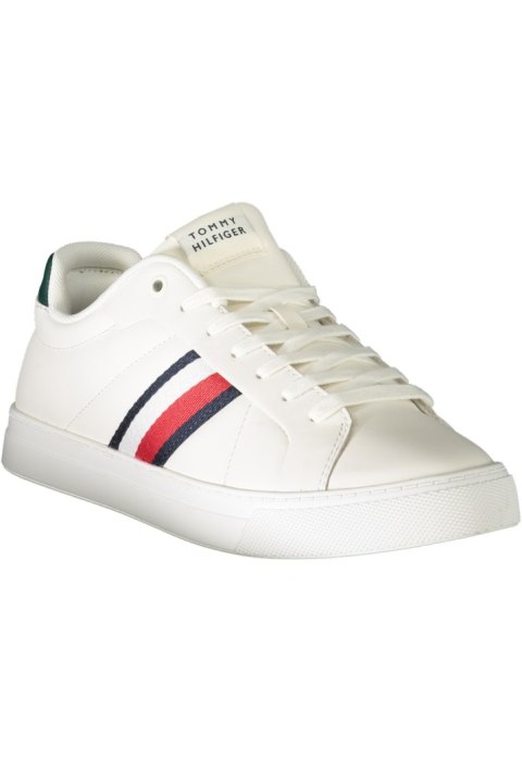 BIAŁY MĘSKIE BUTY SPORTOWE TOMMY HILFIGER (Bianco) BIAŁY MĘSKIE BUTY SPORTOWE TOMMY HILFIGER (Bianco)