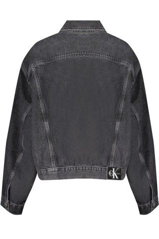 CALVIN KLEIN CZARNA DAMSKA KURTKA JEANSOWA (Nero)