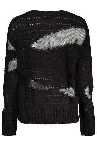 CZARNY SWETER DAMSKI GUESS JEANS (Nero)