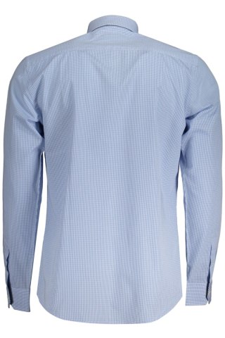 NIEBIESKA KOSZULA MĘSKA Z DŁUGIM RĘKAWEM HARMONT & BLAINE (Azzurro)