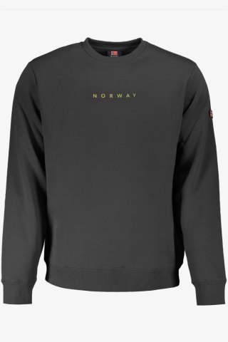 NORWEGIA 1963 CZARNA BLUZA MĘSKA BEZ ZAMKA (Nero)
