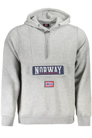 SZARY BLUZA BEZ ZAMKA MĘSKA NORWEGIA 1963 (Grigio)