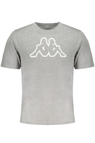 SZARY MĘSKI T-SHIRT Z KRÓTKIM RĘKAWEM KAPPA (Grigio)