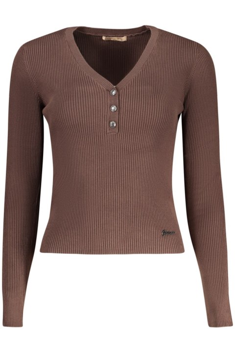 BRĄZOWY SWETER DAMSKI GUESS JEANS (Marrone) BRĄZOWY SWETER DAMSKI GUESS JEANS (Marrone)