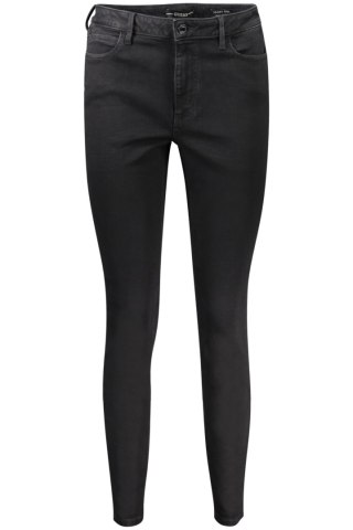GUESS JEANS JEANS DENIM DAMSKI CZARNY (Nero)