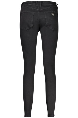 GUESS JEANS JEANS DENIM DAMSKI CZARNY (Nero)