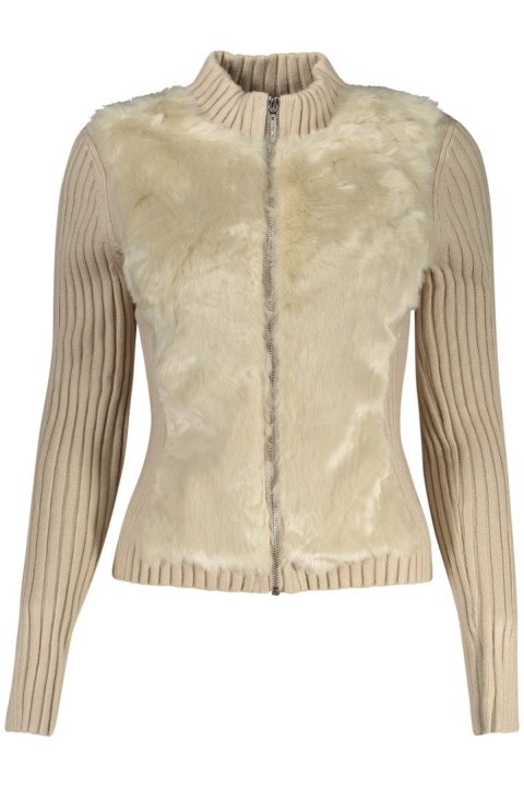 GUESS JEANS KARDIGAN DAMSKI BEŻOWY (Beige) GUESS JEANS KARDIGAN DAMSKI BEŻOWY (Beige)