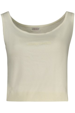TOP JEANSOWY GUESS DAMSKI BIAŁY (Bianco)