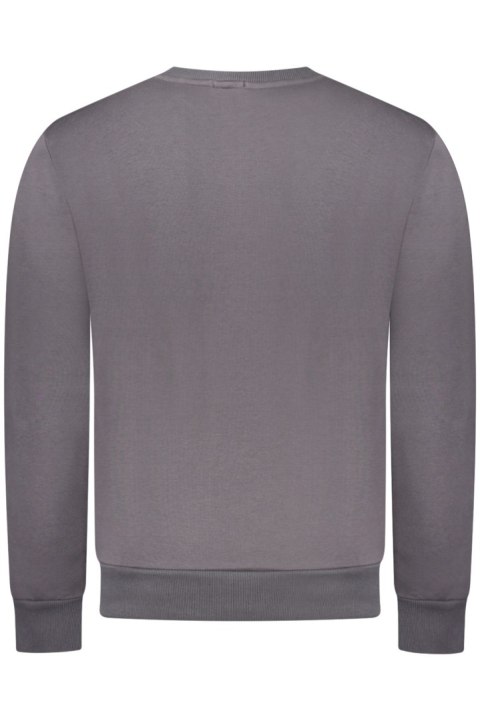 BLUZA Z KARABINEM BEZ ZAMKA MĘSKA SZARA (Grigio) BLUZA Z KARABINEM BEZ ZAMKA MĘSKA SZARA (Grigio)