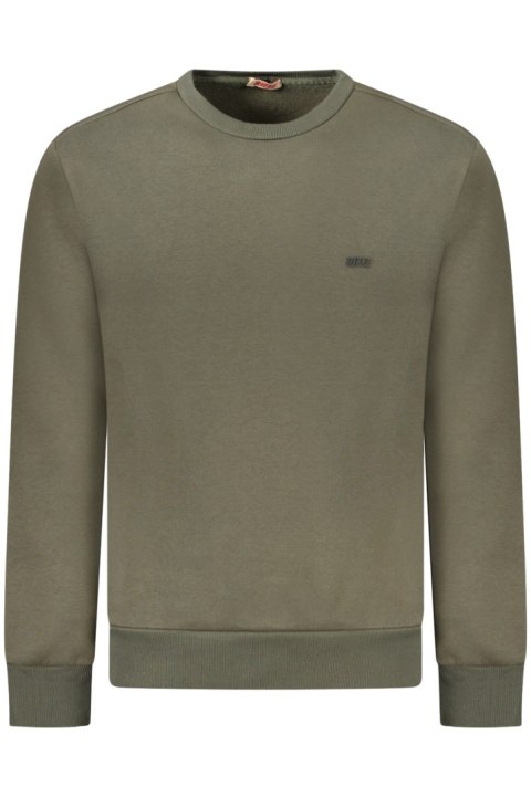 BLUZA Z KARABINEM BEZ ZAMKA MĘSKA ZIELONA (Verde) BLUZA Z KARABINEM BEZ ZAMKA MĘSKA ZIELONA (Verde)