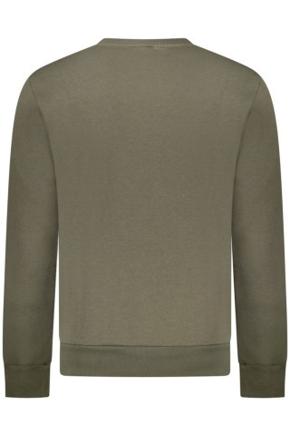 BLUZA Z KARABINEM BEZ ZAMKA MĘSKA ZIELONA (Verde)