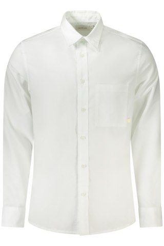 CALVIN KLEIN KOSZULA Z DŁUGIM RĘKAWEM MĘSKA BIAŁA (Bianco)