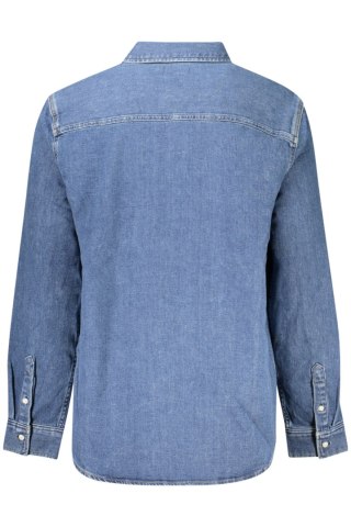 CALVIN KLEIN KOSZULA Z DŁUGIM RĘKAWEM MĘSKA NIEBIESKA (Blu)