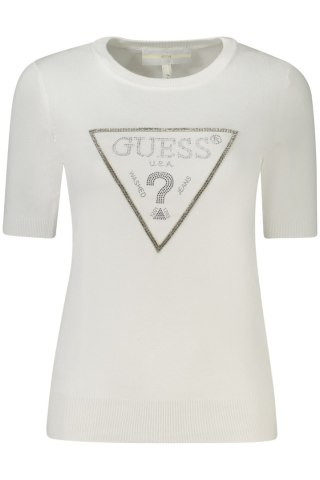 GUESS JEANS DAMSKI BIAŁY SWETER (Bianco)
