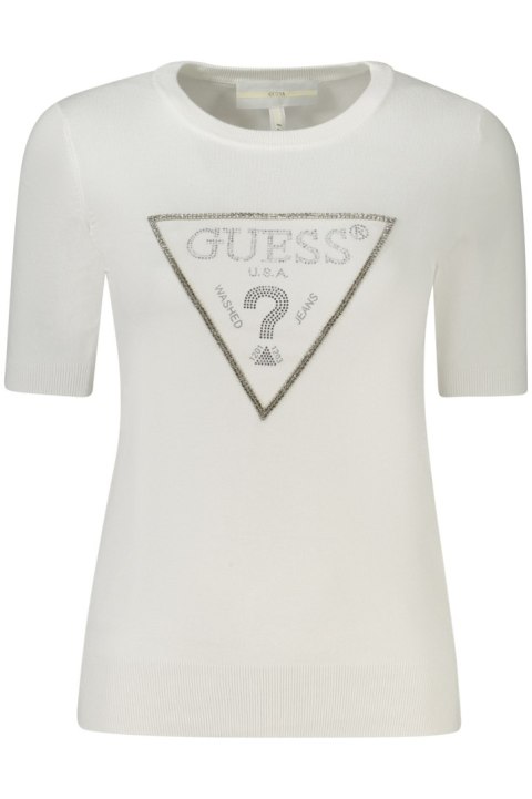 GUESS JEANS DAMSKI BIAŁY SWETER (Bianco) GUESS JEANS DAMSKI BIAŁY SWETER (Bianco)