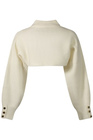 GUESS JEANS DZIEWCZĘCY BIAŁY SWETER (Bianco)
