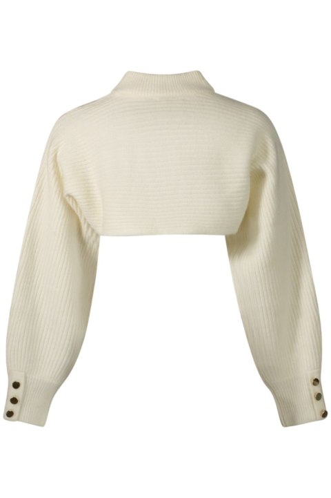 GUESS JEANS DZIEWCZĘCY BIAŁY SWETER (Bianco) GUESS JEANS DZIEWCZĘCY BIAŁY SWETER (Bianco)