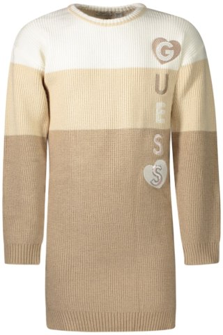 GUESS JEANS DZIEWCZĘCY SWETER BEŻOWY (Beige)