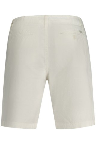 GUESS JEANS MĘSKIE SPODNIE BERMUDY BIAŁE (Bianco)