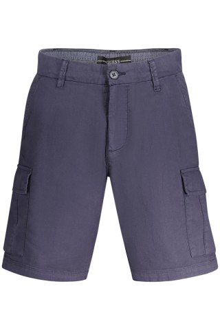 GUESS JEANS MĘSKIE SPODNIE BERMUDY NIEBIESKIE (Blu)