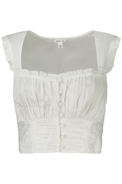 GUESS JEANS TOP DAMSKI BIAŁY (Bianco) GUESS JEANS TOP DAMSKI BIAŁY (Bianco)