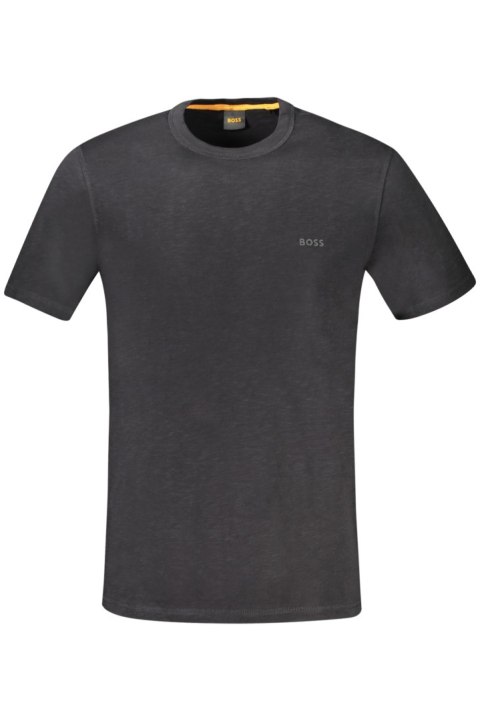 HUGO BOSS MĘSKA KOSZULKA Z KRÓTKIM RĘKAWEM CZARNA (Nero)