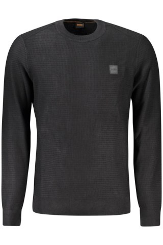 HUGO BOSS MĘSKI CZARNY SWETER (Nero)