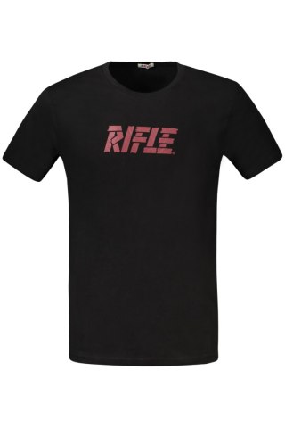 KOSZULKA Z KRÓTKIM RĘKAWEM RIFLE MĘSKA CZARNA (Nero)
