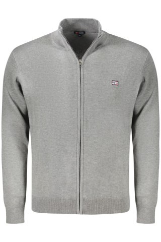 NORWEGIA 1963 MĘSKI KARDIGAN SZARY (Grigio)