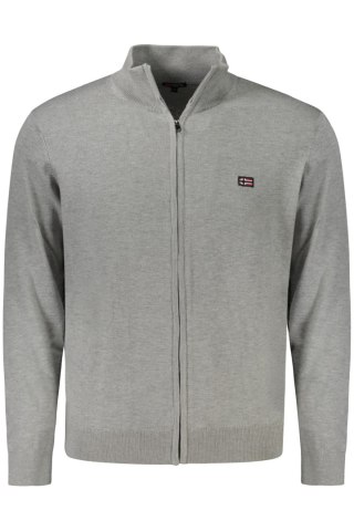 NORWEGIA 1963 MĘSKI KARDIGAN SZARY (Grigio)