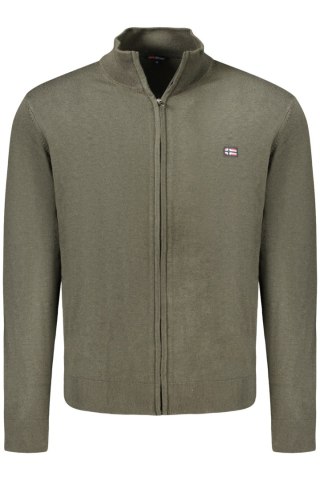 NORWEGIA 1963 ZIELONY MĘSKI KARDIGAN (Verde)