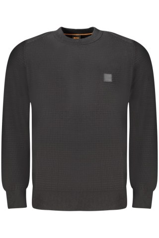 HUGO BOSS MĘSKI CZARNY SWETER (Nero)