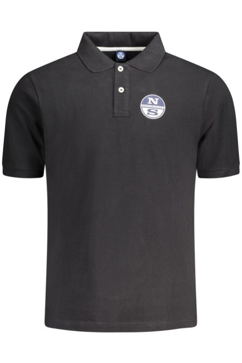 NORTH SAILS MĘSKA KOSZULKA POLO Z KRÓTKIM RĘKAWEM W KOLORZE CZARNYM (Nero) NORTH SAILS MĘSKA KOSZULKA POLO Z KRÓTKIM RĘKAWEM W KOLORZE CZARNYM (Nero)