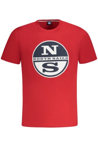 NORTH SAILS MĘSKA KOSZULKA Z KRÓTKIM RĘKAWEM CZERWONA (Rosso)