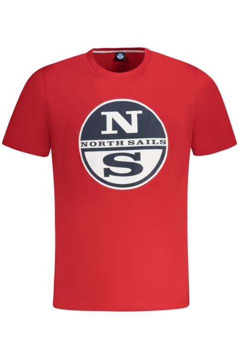 NORTH SAILS MĘSKA KOSZULKA Z KRÓTKIM RĘKAWEM CZERWONA (Rosso)