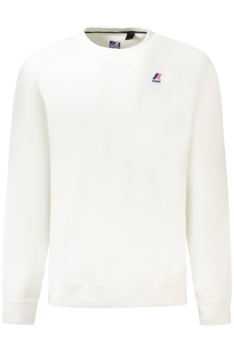 BLUZA K-WAY BEZ ZAMKA MĘSKA BIAŁA (Bianco)