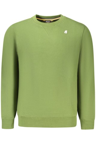 BLUZA K-WAY BEZ ZAMKA MĘSKA ZIELONA (Verde)