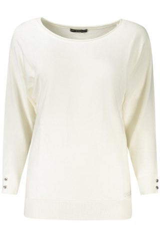 GUESS JEANS DAMSKI BIAŁY SWETER (Bianco)
