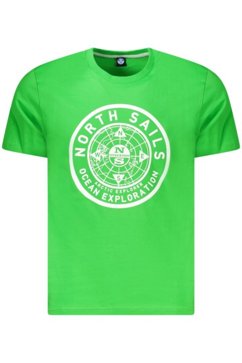 NORTH SAILS KOSZULKA Z KRÓTKIM RĘKAWEM MĘSKA ZIELONA (Verde)