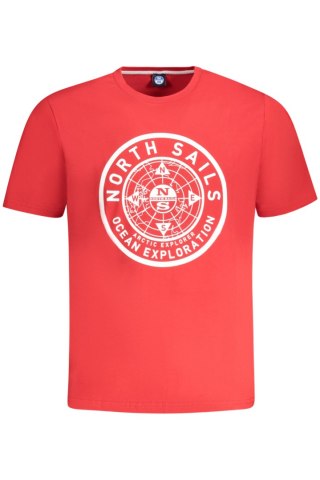 NORTH SAILS MĘSKA KOSZULKA Z KRÓTKIM RĘKAWEM CZERWONA (Rosso)